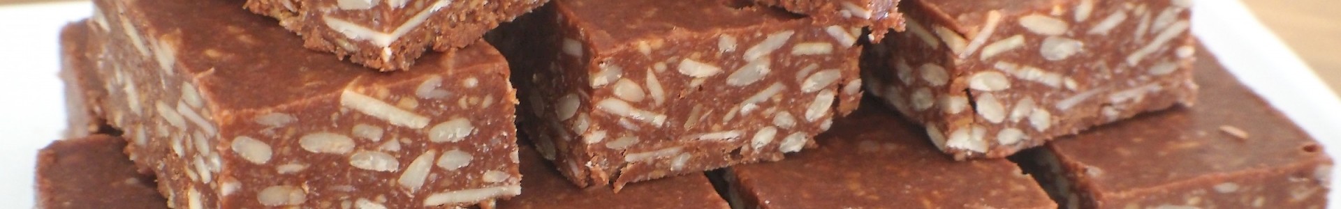 Chocolate & Sunflower Slice