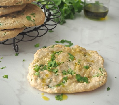 Garlic and Coriander Flatbread