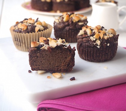 Chocolate Avocado Muffins