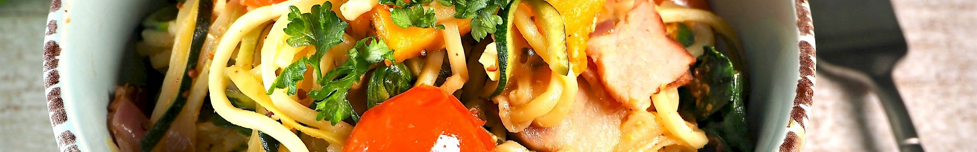 Bacon & Pumpkin with Zoodles