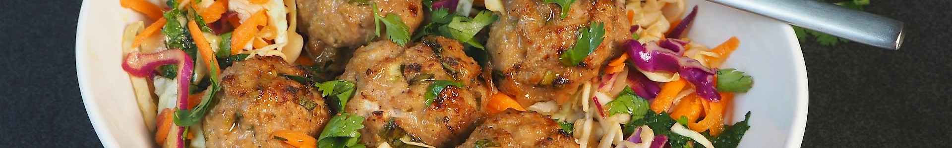 Asian Meatball Salad