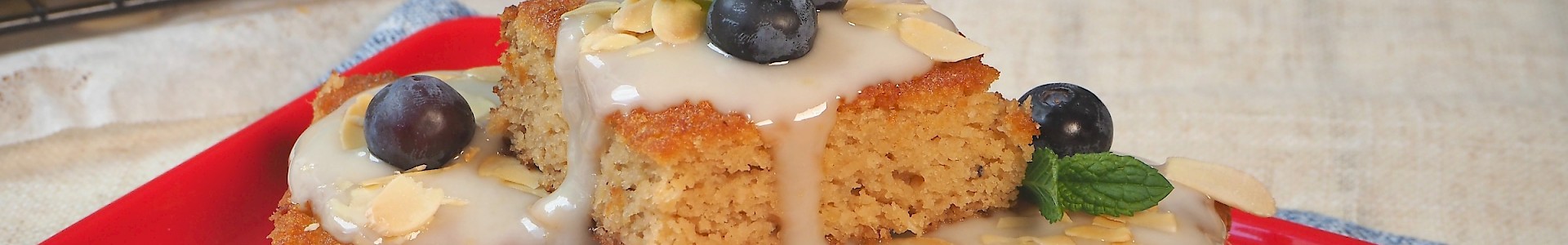 Pineapple Coconut Cake with Lemon Icing