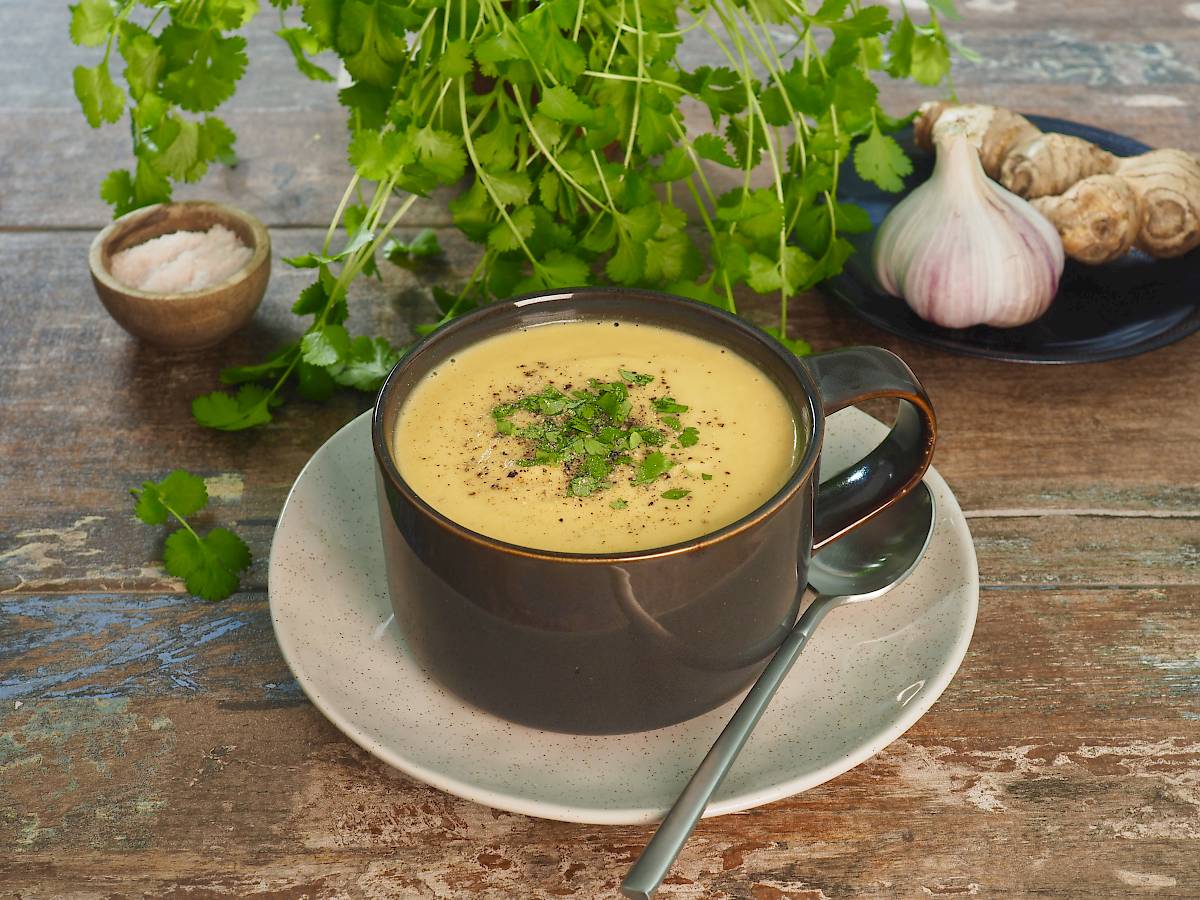 Creamy Thai Cauliflower Soup | Paleo | Gluten-free | The JOYful Table