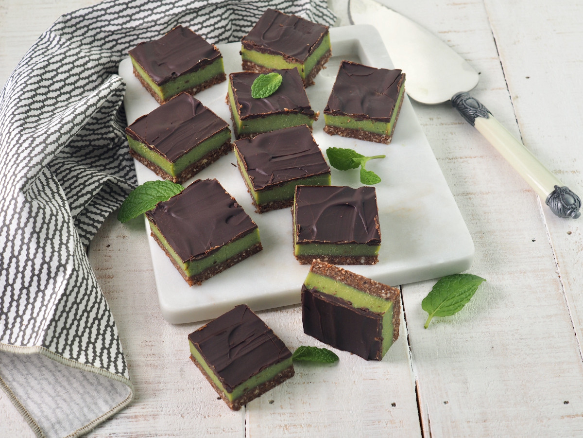 Chocolate Mint Slice | Paleo | Gluten-free | The JOYful Table