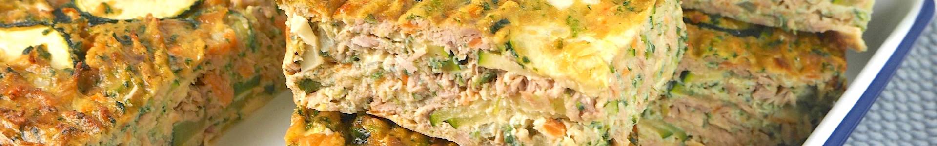 Tuna & Zucchini Slice