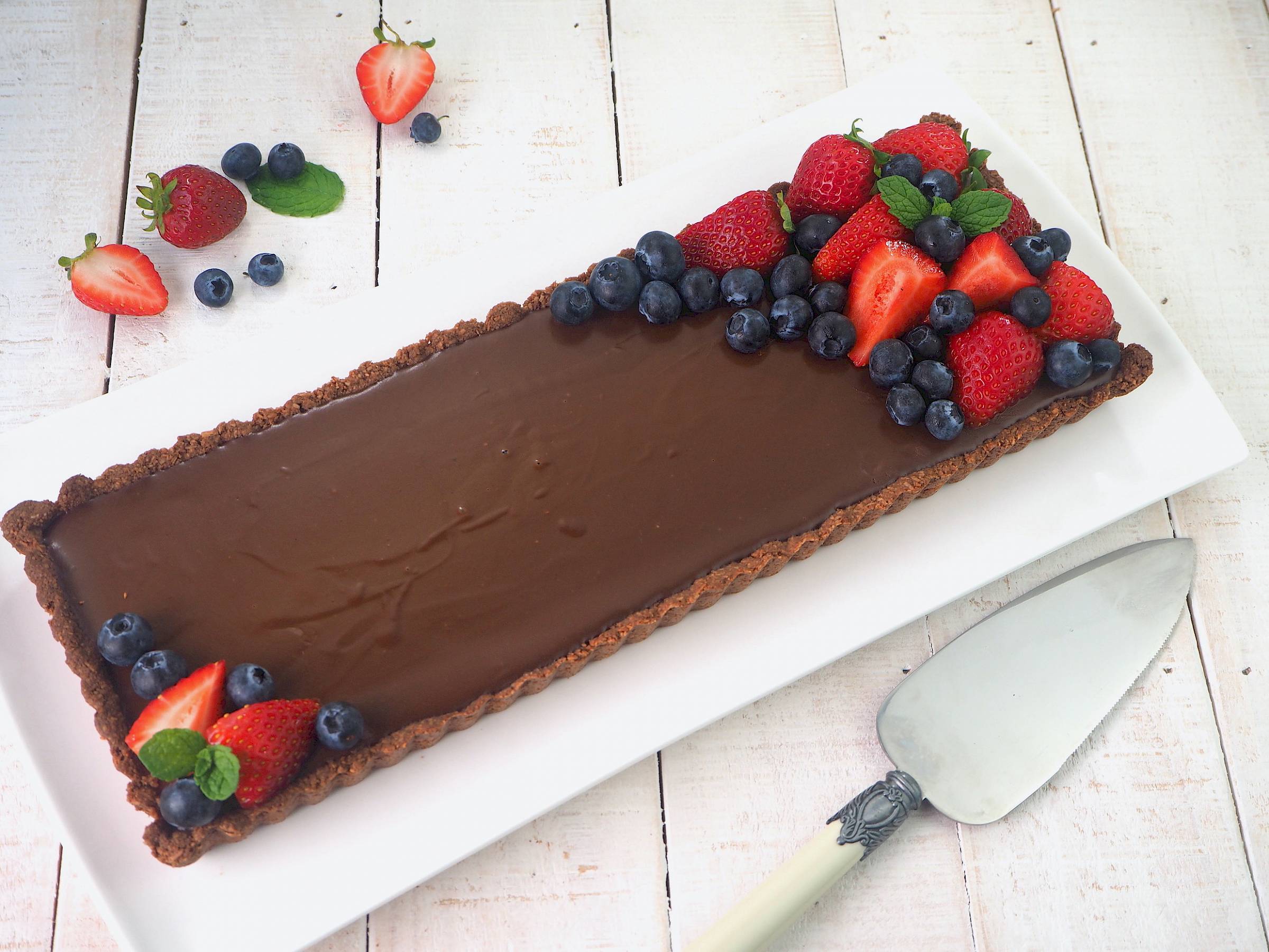 Chocolate Tart | Paleo | Gluten-free | The JOYful Table