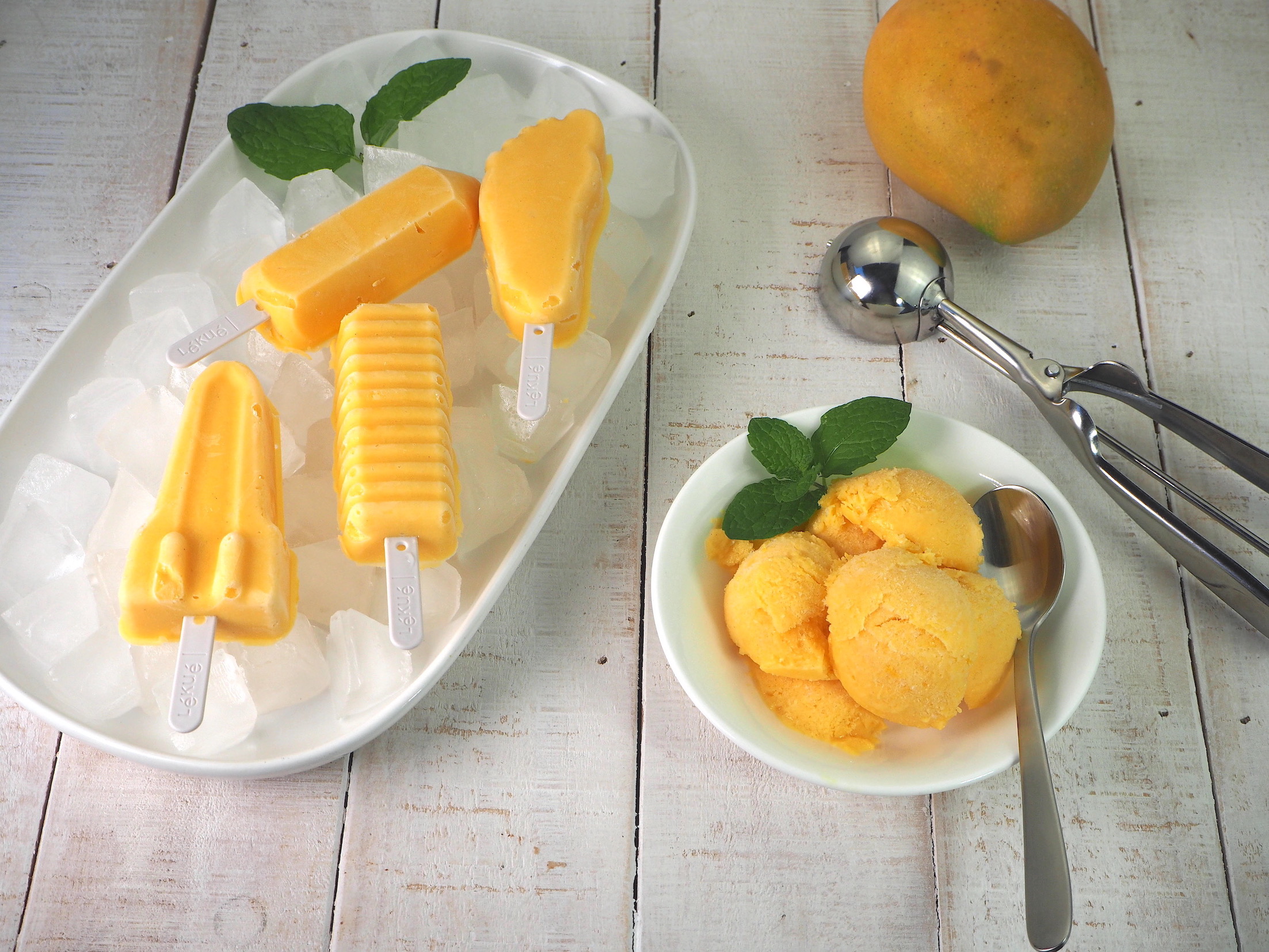 Mango & Yoghurt Ice Cream Paleo Glutenfree The JOYful Table