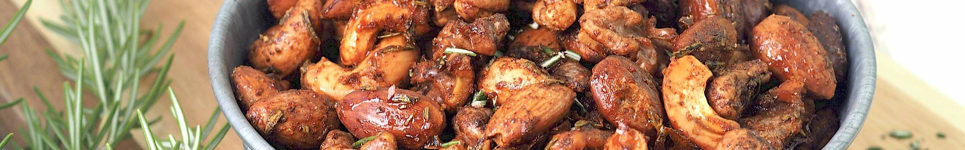 Rosemary Roasted Mixed Nuts